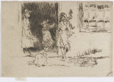 Cottage Door by James Abbott McNeill Whistler